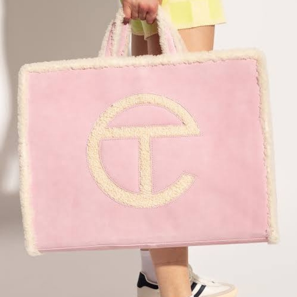 UGG X TELFAR Large Shopper Bag In Pink - Picture 2 of 12
